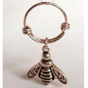 Rose Gold Plated Bumble Bee Ring Size 5 6 7 8 9 Insect Jewelry Bug Bea